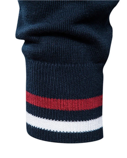 AIOPESON Men’s Spliced Cardigan - Winter Fashion Cotton Sweater