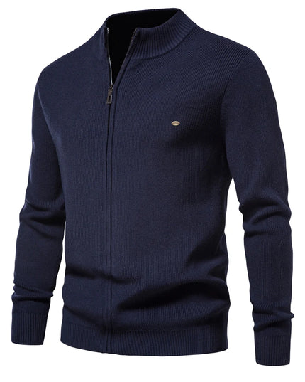 AIOPESON Men's Thicken Zipper Cardigan - High Quality Autumn Wear