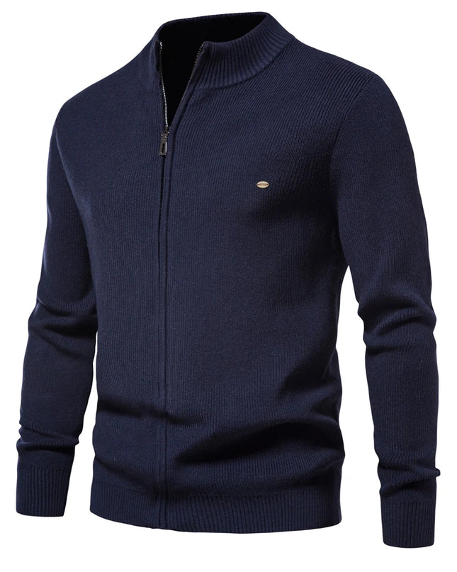 AIOPESON Men's Thicken Zipper Cardigan - High Quality Autumn Wear