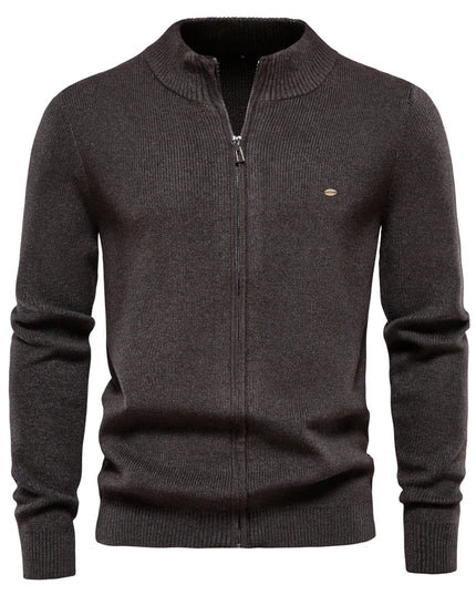 AIOPESON Men's Thicken Zipper Cardigan - High Quality Autumn Wear