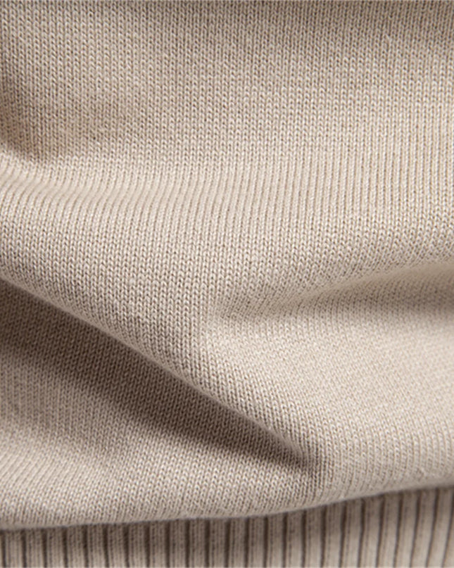 AIOPESON Men's V-Neck Cotton Sweater - Casual Long Sleeve Pullover