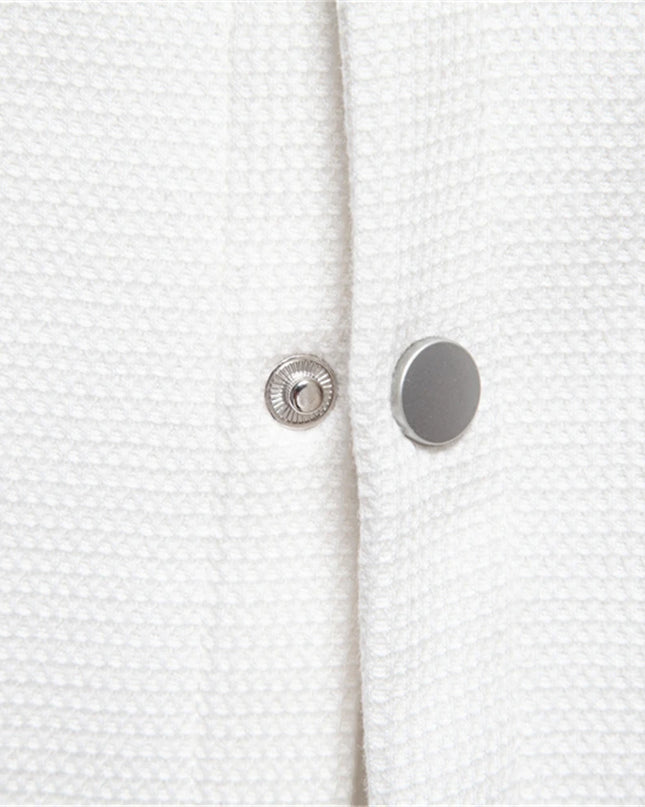 AIOPESON Men's Waffle Fleece Jacket - Thick & Warm with Pocket