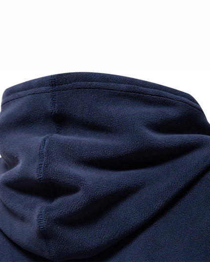 AIOPESON Men's Winter Fleece Hoody - Warm Casual Soft Shell Sweatshirt