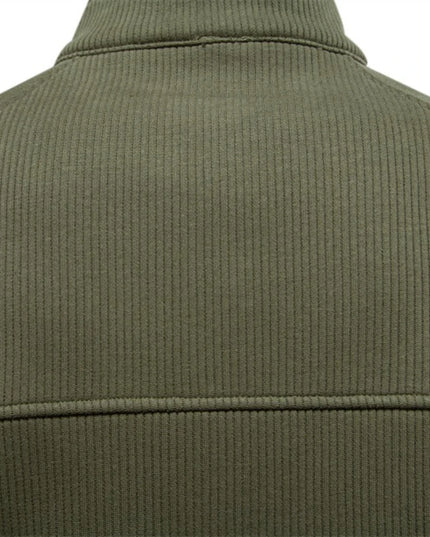AIOPESON Men’s Winter Thermal Sweater - Slim Fit Zipper Pullover