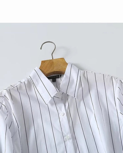 Casual Striped Vintage Shirts - VOLDRI