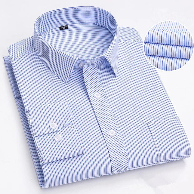 BAMBOOPLE Men's Long Sleeve Casual Shirt - Fashion Print, Standard Fit