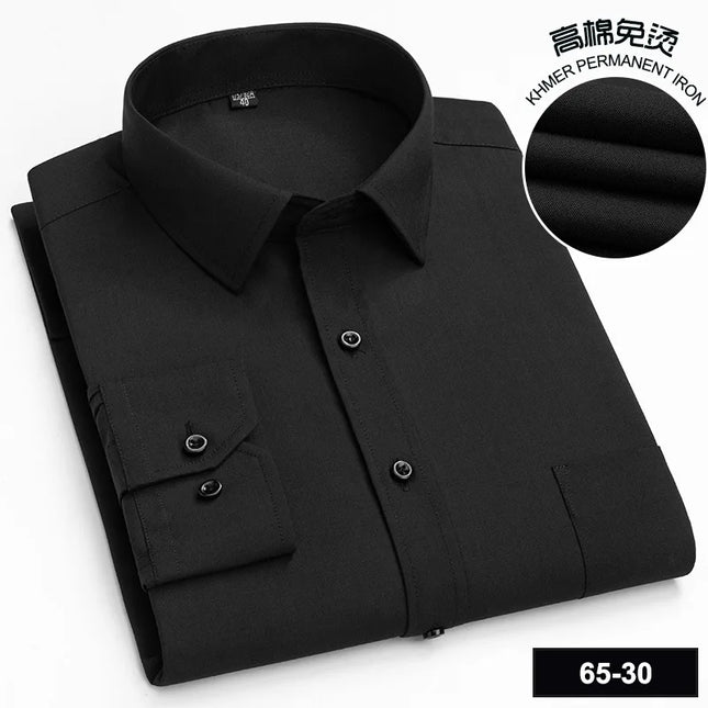 BAMBOOPLE Men's Long Sleeve Casual Shirt - Fashion Print, Standard Fit