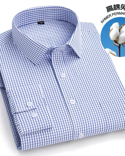 BAMBOOPLE Men's Long Sleeve Casual Shirt - Fashion Print, Standard Fit
