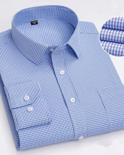 BAMBOOPLE Men's Long Sleeve Casual Shirt - Fashion Print, Standard Fit