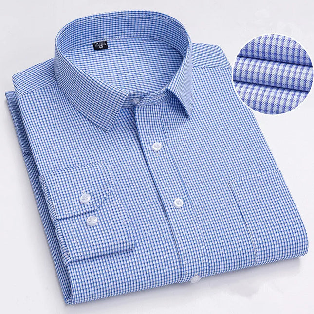 BAMBOOPLE Men's Long Sleeve Casual Shirt - Fashion Print, Standard Fit