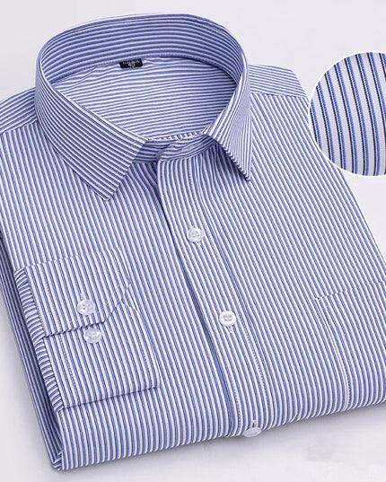 BAMBOOPLE Men's Long Sleeve Casual Shirt - Fashion Print, Standard Fit