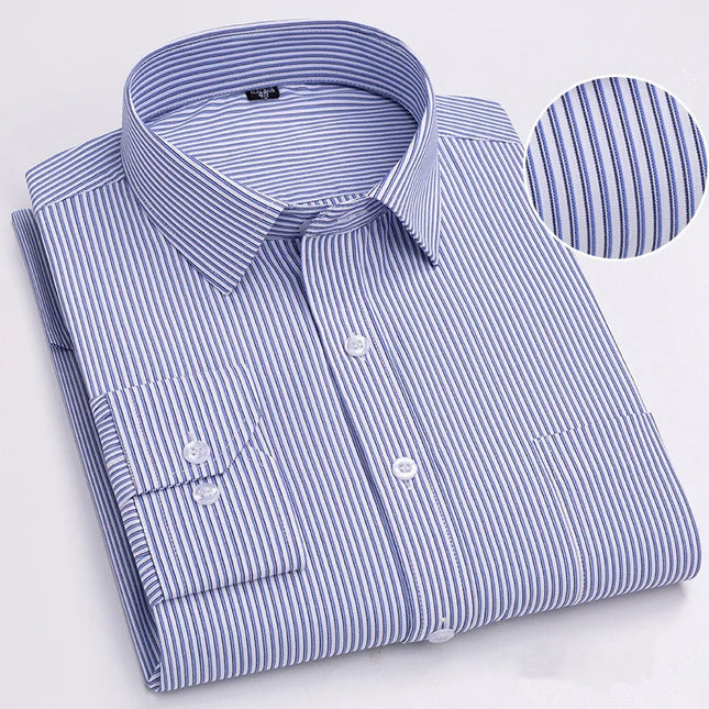 BAMBOOPLE Men's Long Sleeve Casual Shirt - Fashion Print, Standard Fit