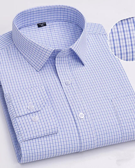 BAMBOOPLE Men's Long Sleeve Casual Shirt - Fashion Print, Standard Fit