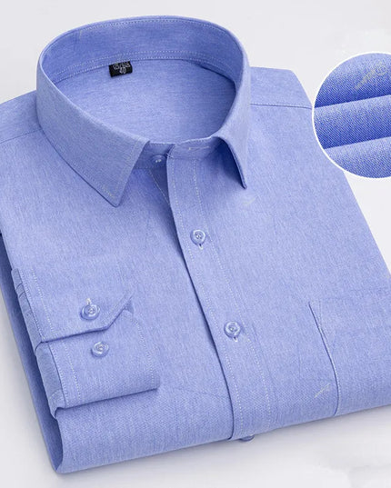 BAMBOOPLE Men's Long Sleeve Casual Shirt - Fashion Print, Standard Fit