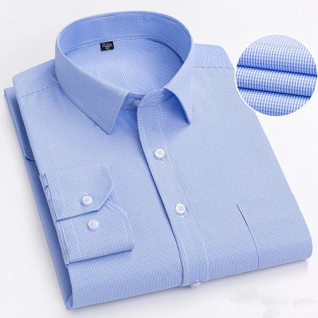 BAMBOOPLE Men's Long Sleeve Casual Shirt - Fashion Print, Standard Fit