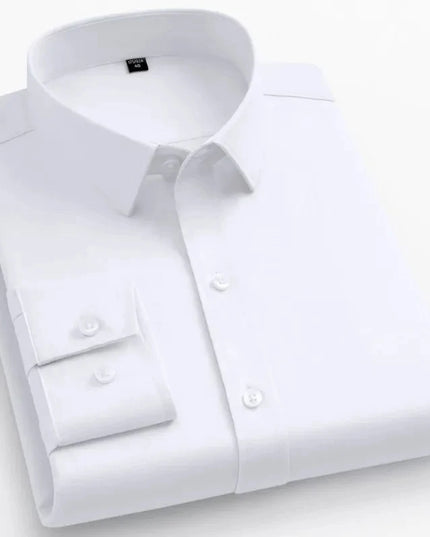 BAMBOOPLE Non-Iron Purple Slim Fit Shirts - Soft & Anti-Wrinkle