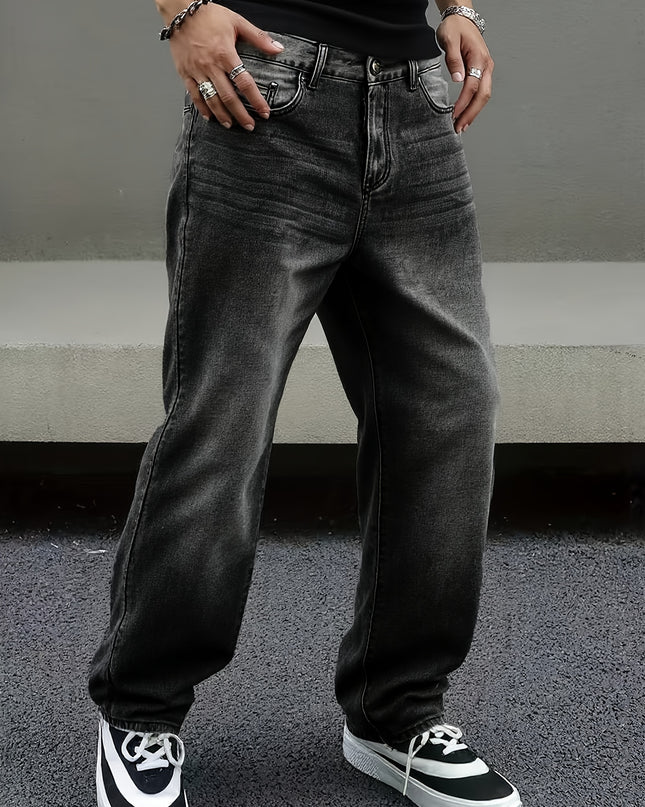 Baggy Denim Jeans - Oversized Fit for Casual Street Style