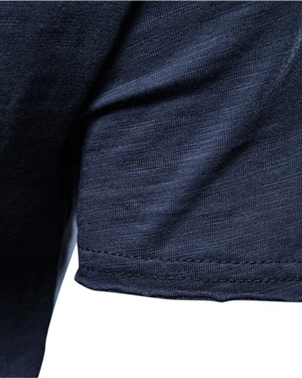 Casual 100% Cotton Men’s T-Shirt - Soft Summer O-Neck Fit