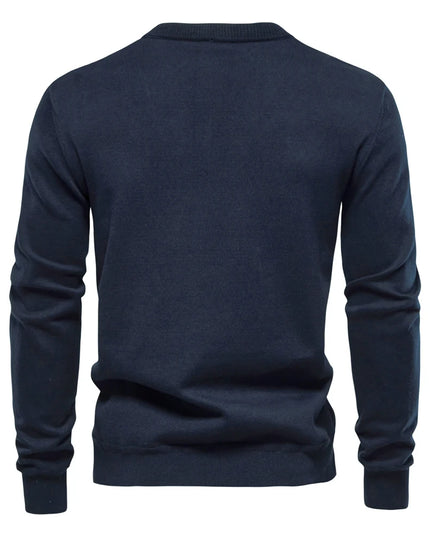 Casual Cotton Cardigan Sweater for Men - Autumn Style