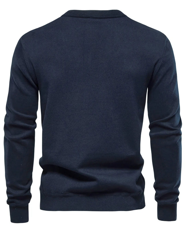 Casual Cotton Cardigan Sweater for Men - Autumn Style