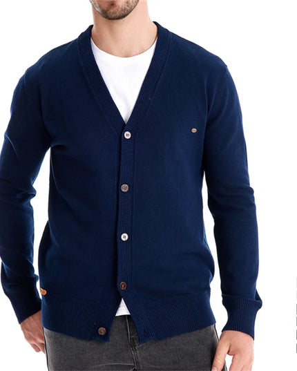 Casual Cotton Cardigan Sweater for Men - Autumn Style