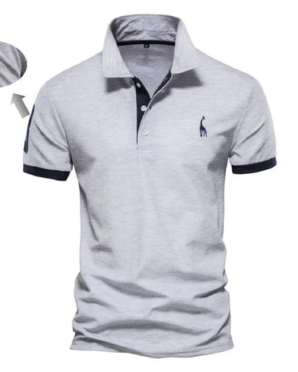 Casual Polo Shirts for Men - Slim Fit Cotton Blend