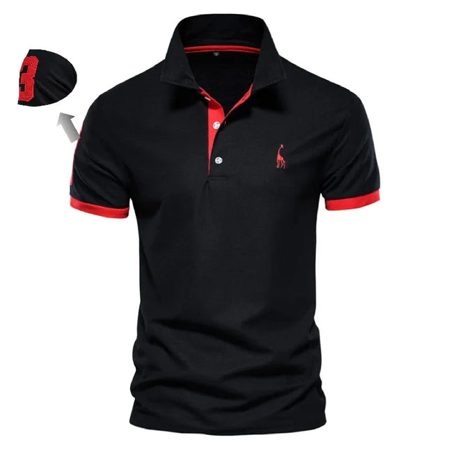Casual Polo Shirts for Men - Slim Fit Cotton Blend