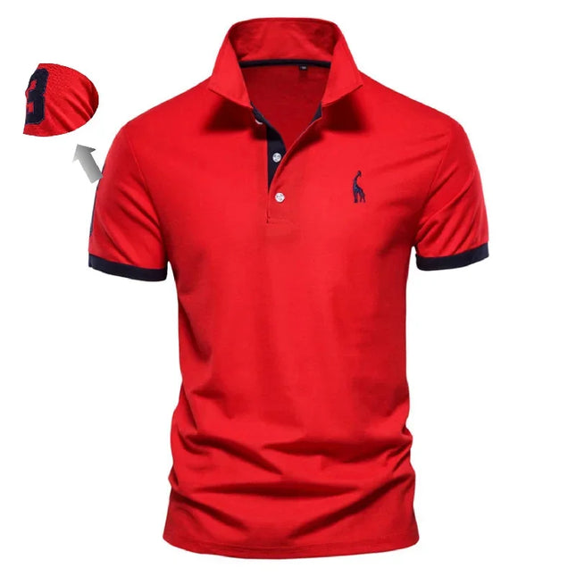 Casual Polo Shirts for Men - Slim Fit Cotton Blend