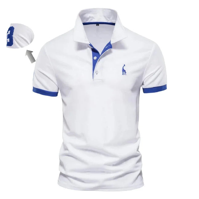 Casual Polo Shirts for Men - Slim Fit Cotton Blend