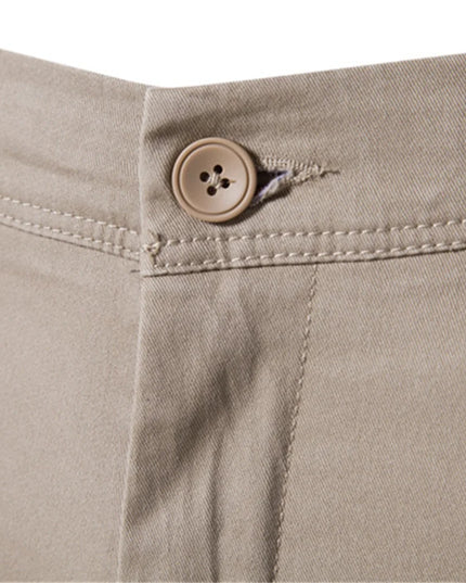 Casual Slim Fit Cotton Men Trousers - Spring & Autumn Comfort