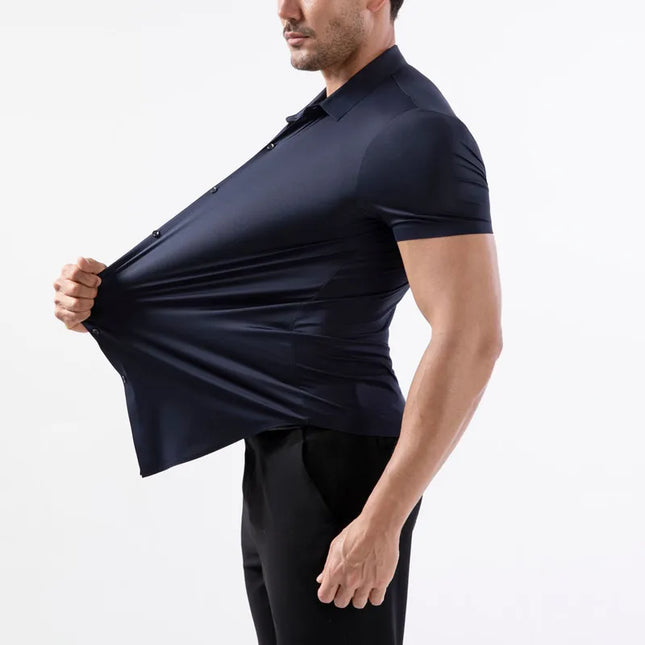 Classic Short Sleeve Summer Shirts for Men - Easy-Care & Wrinkle Free