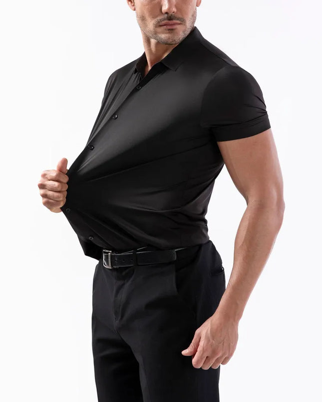 Classic Short Sleeve Summer Shirts for Men - Easy-Care & Wrinkle Free
