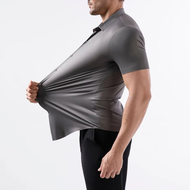 Classic Short Sleeve Summer Shirts for Men - Easy-Care & Wrinkle Free