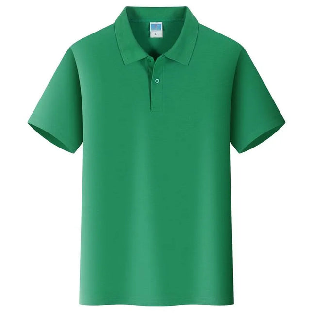 Colorful Solid Color Lapel Polo Shirt for Men & Women - Summer 2024
