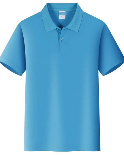 Colorful Solid Color Lapel Polo Shirt for Men & Women - Summer 2024