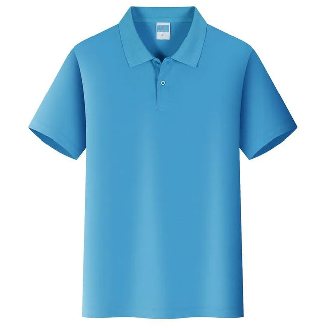 Colorful Solid Color Lapel Polo Shirt for Men & Women - Summer 2024