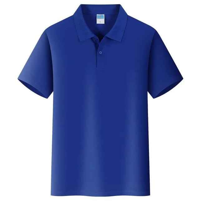 Colorful Solid Color Lapel Polo Shirt for Men & Women - Summer 2024
