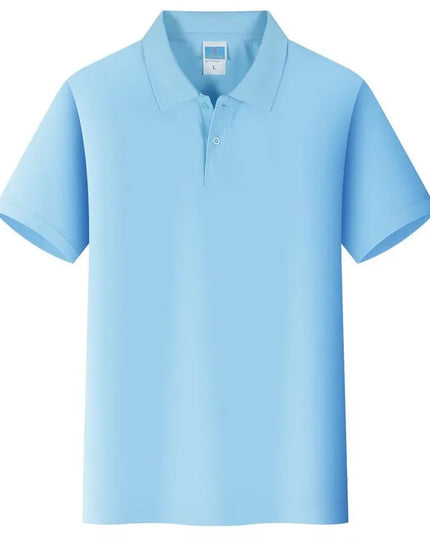 Colorful Solid Color Lapel Polo Shirt for Men & Women - Summer 2024