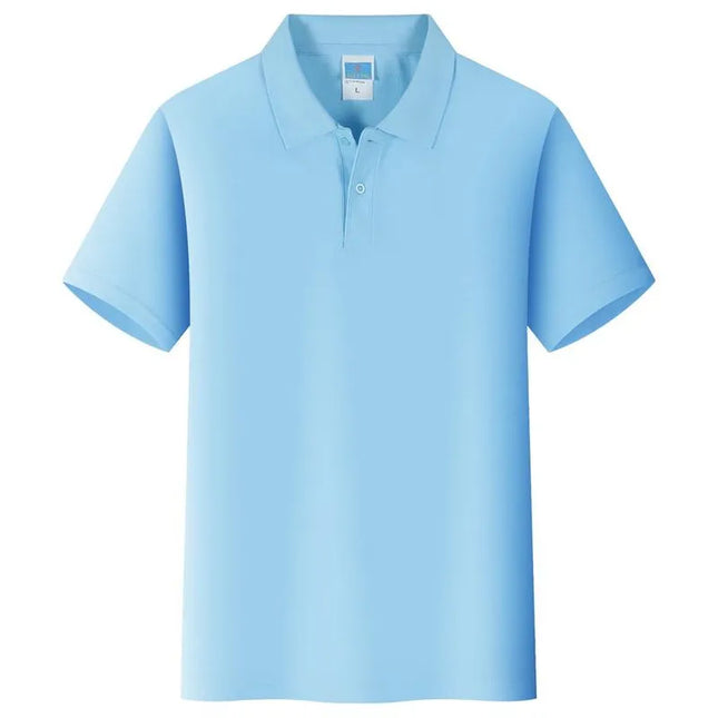 Colorful Solid Color Lapel Polo Shirt for Men & Women - Summer 2024