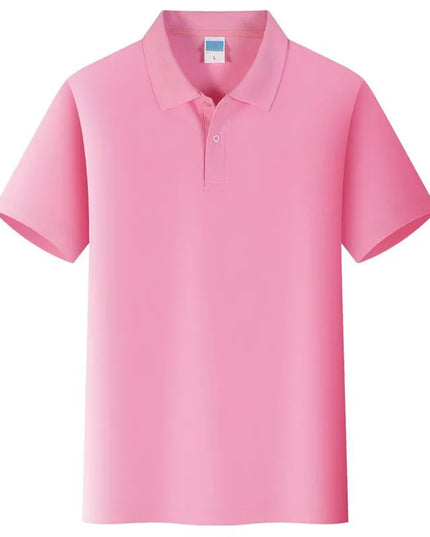 Colorful Solid Color Lapel Polo Shirt for Men & Women - Summer 2024