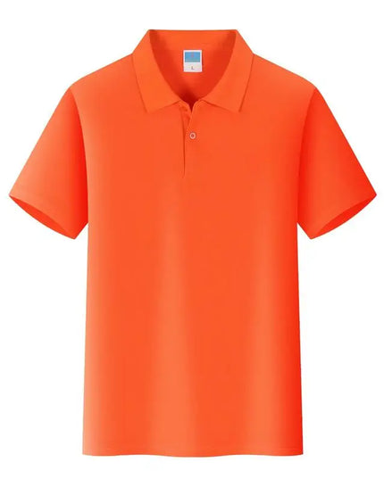 Colorful Solid Color Lapel Polo Shirt for Men & Women - Summer 2024