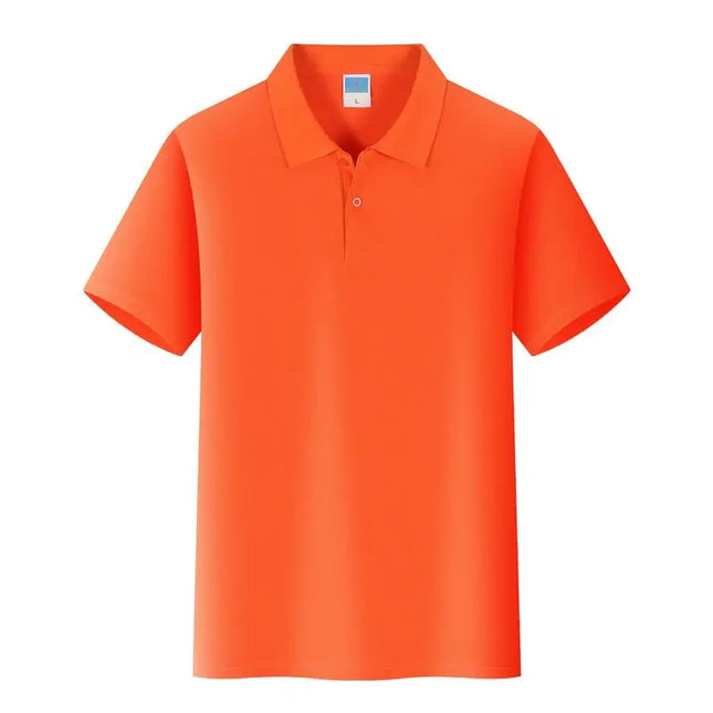 Colorful Solid Color Lapel Polo Shirt for Men & Women - Summer 2024