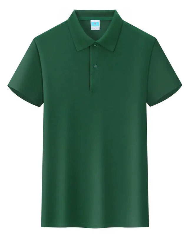 Colorful Solid Color Lapel Polo Shirt for Men & Women - Summer 2024