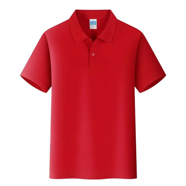Colorful Solid Color Lapel Polo Shirt for Men & Women - Summer 2024