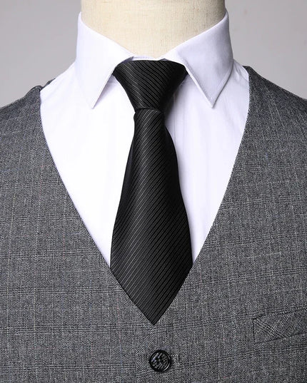 Elegant Men's 3-Piece Suit - Blazer, Vest, Pants, Slim Fit Style