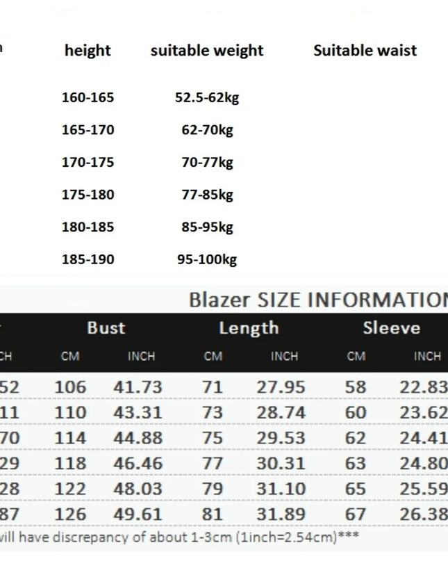 European Plus Size Men's Jacket - Elegant Italian Style Blazer