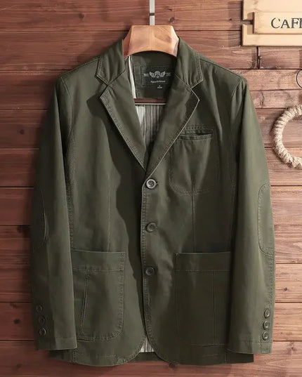 European Plus Size Men's Jacket - Elegant Italian Style Blazer