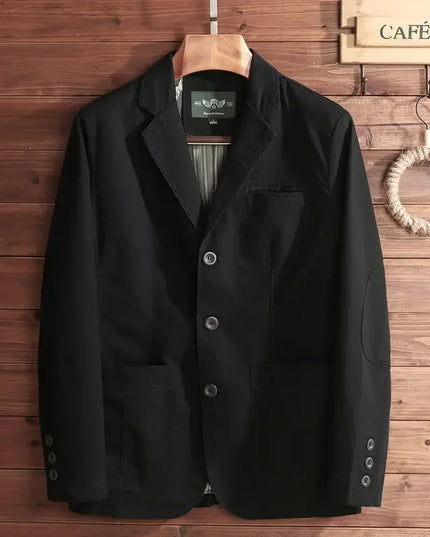 European Plus Size Men's Jacket - Elegant Italian Style Blazer