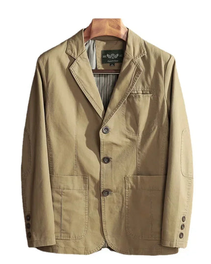 European Plus Size Men's Jacket - Elegant Italian Style Blazer