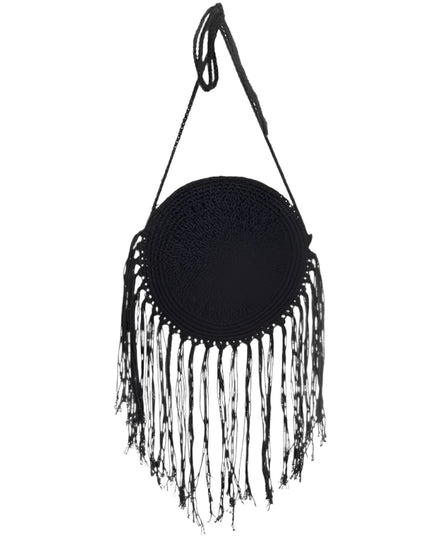 Round Straw Bag Clutch Handbag - VOLDRI